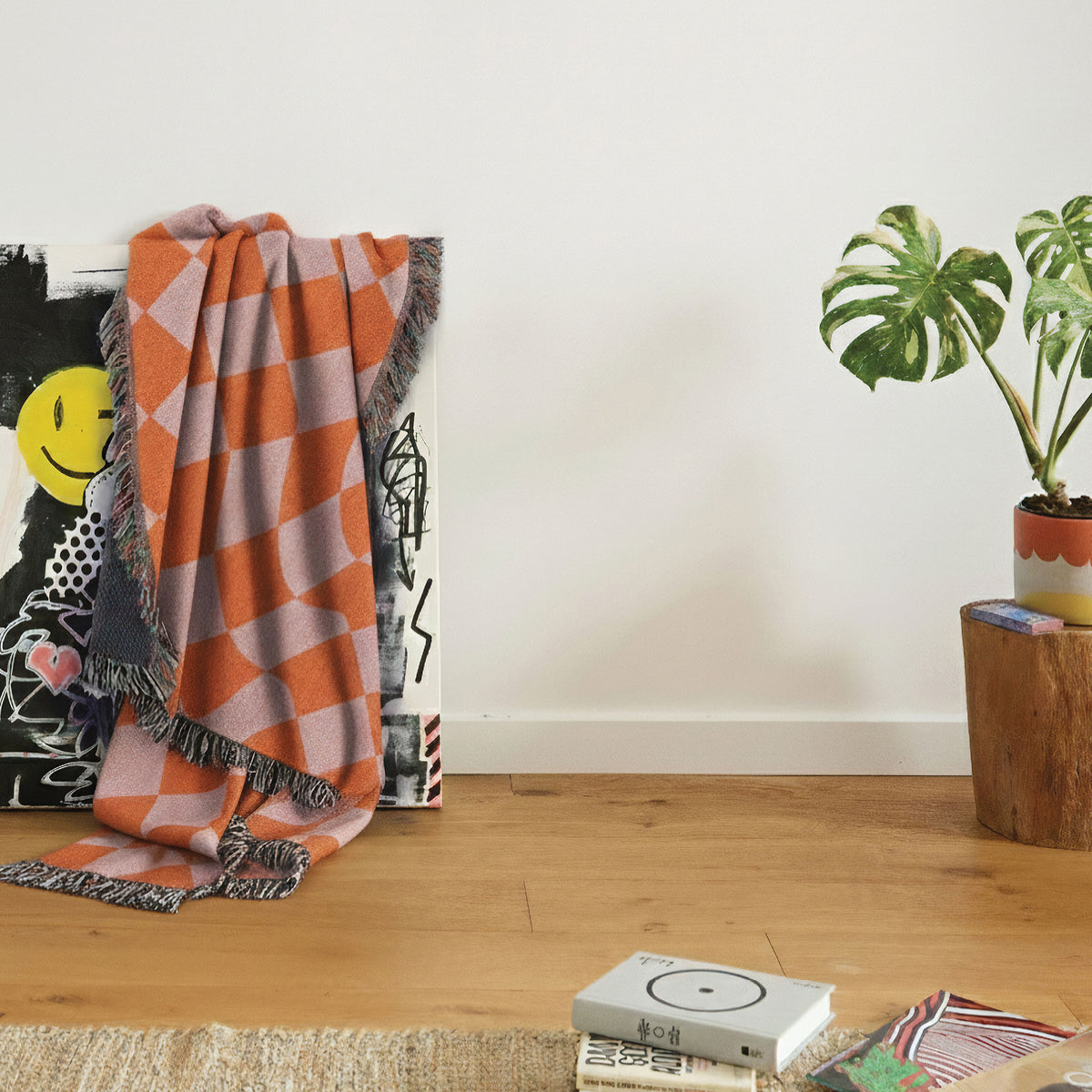 Check in with Yourself - Woven blanket